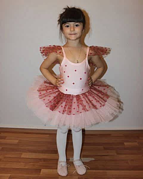 Ayce Kostüm - Kırmızı Puantiyeli Tütü - T14