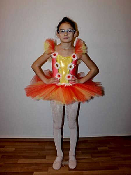 AYCE KOSTÜM - SARI TURUNCU ÇİÇEK BUKETİ TÜTÜ - T32