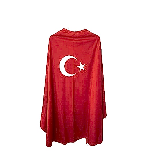 PELERİN KIRMIZI AY YILDIZ